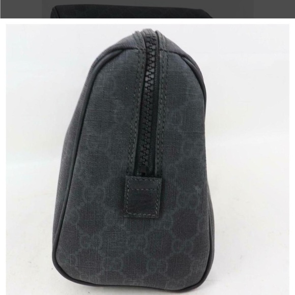 Gucci Black Monogram Toiletry Bag